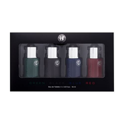Alfa Romeo Green set: EDT Green 15 ml + EDT Black 15 ml + EDT Blue 15 ml + EDT Red 15 ml za moške