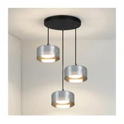 Brilagi - LED Luster na sajli AURA LUX 3xGX53/30W/230V crna/zadimljena