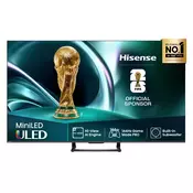 Hisense Televizor 55U7Q, 55, ULED, Mini LED, 4K, UHD, Smart TV