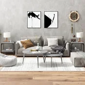 Bocni stolici 2 kom boja hrasta 40x40x40 cm konstruirano drvo