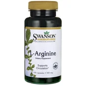 L-arginin, 500 mg - 100 kapsul