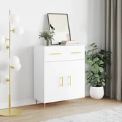 Vidaxl vidaXL Omarica, bela, 69,5 x 34 x 90 cm, material na osnovi lesa