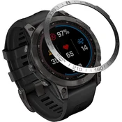 GS Ovitek za okvir za Garmin Fenix 7, srebrn