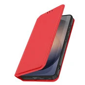 AVIZAR Preklopna torbica za Galaxy S26 Plus magnetna s stojalom Classic Edition, Rdeča, (5000275380)
