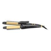 FG ELECTRONICS FS628S Stajler i keramička presa za kosu, 2u1, Crni