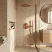 Komplet za tuširanje za vgradnjo Rea Venti Brush Copper + BOX