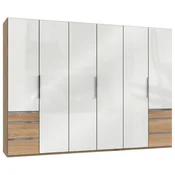 Modern Living Omara S Klasičnimi Vrati Level 36 D, Bela, Barva Hrasta
