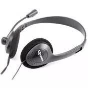 SBOX Slušalke + mikrofon SBOX HS-201 črne, (20826931)
