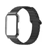 INF Zamenljiva magnetna silikonska zapestnica za Huawei Band 11 Black, (5000286188)
