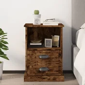 vidaXL vidaXL Nočna omarica dimljeni hrast 43x36x60 cm, (20730454)