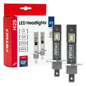 Avtomobilske LED žarnice AMiO H25 H1 CANBUS 12V 20W