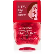 Nails Inc. 45 Second Speedy Gloss hitro sušeči lak za nohte odtenek Bonnie 2x14 ml