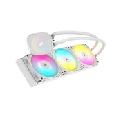CORSAIR NAUTILUS 360 RS ARGB White, 3x 120mm ARGB ventilator, vodno hlajenje za procesor
