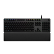 Logitech G G513 CARBON LIGHTSYNC RGB Mechanical Gaming Keyboard, GX Brown tipkovnica USB AZERTY Francuski Crna