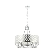 Open Design OR84375 - Lestenec na verigi VERNO 6xE14/12W/230V sijajni krom