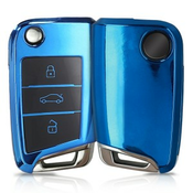 Etui za avtomobilske ključe za VW Golf 7 Mk7 - modra