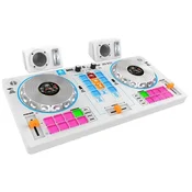 Djecji DJ kontroler 14 u 1 iDance - Sa zvucnicima, bijeli
