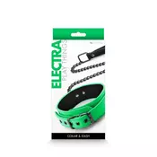 Electra - Collar & Leash - Green NSTOYS0952 / 8081