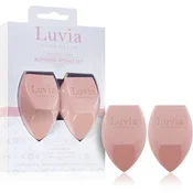 Luvia Cosmetics Diamond Drop Blending Sponge Set večnamenska gobica za make-up duo barva Candy 2 kos