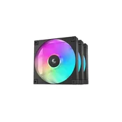 DeepCool hladnjak 14 cm - FD14ARGB (3 u 1) (25,6 dB; max. 144,09 m3/h; 3-pin konektor; hidraulicno ležaj, za hladenje kucišta, PWM) FD14ARGB(3IN1)