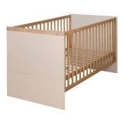 Bež/naravna otroška posteljica z nastavljivo višino 70x140 cm Jil – Roba
