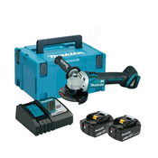 MAKITA DGA504RGJ Akumulatorski kotni brusilnik BL, 125 mm, SET