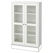 HAVSTA Vitrina, bela, 81x35x123 cm