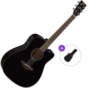 Yamaha FGX800C Basic SET Black Elektroakustična dreadnought
