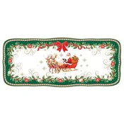 Serving platter, porcelain, 36 x 15 cm, Christmas Heritage - Easy Li