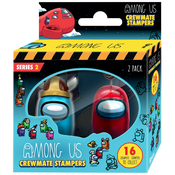 P.M.I. Among Us Crewmate Stampers 2 Pack 4.5cm (S2) (AU5215)