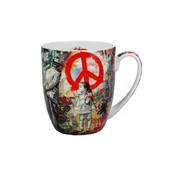 Carmani, porcelanasta skodelica t. Camio 380ml - grafiti