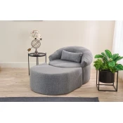 Atelier del Sofa Fotelja na razvlacenje Pitta, 100x70x80cm, Siva