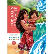 Coloriages mysteres Disney - Famille Tome 2