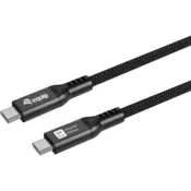 Equip 128441 USB kabel USB4 Gen 4x2 1,2 m USB C Crno