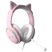 Gaming slušalke Subsonic Spectra LED - rožnate (PS4/PS5/X1/XSX/SWITCH/SWITCH2/PC)