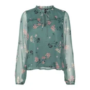 VERO MODA Bluza VMMilla žad / roza / črna / bela