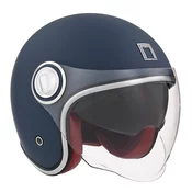Otvorena motociklisticka kaciga NOX PREMIUM Heritage plava