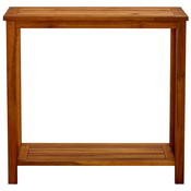 MAISON CHIC Vrtna konzolna miza - miza ob steni 80x35x75 cm trden akacijev les, (21786573)