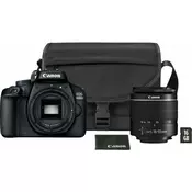 Canon EOS 4000D 18-55 DC III SB130 torba 16GB kartica DSLR digitalni fotoaparat s objektivom EF-S 18-55mm f/3.5-5.6 3011C019AA 3011C019AA