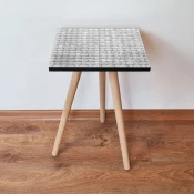Hanah Home Klub sto Shp373, 35x42x35 cm, Svetlosivi