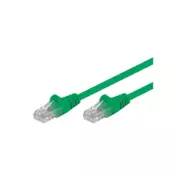 Goobay U/UTP CAT 5e LAN patch 10m zelen povezovalni kabel