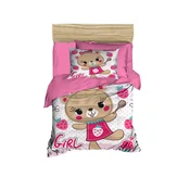 Lessential Maison PH155 Set Posteljine za Bebe - Pink/White/Brown