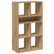 Vidaxl Knjižna omara artisan hrast 66x31x112 cm inženirski les