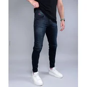 Denistar Muške farmerke 100/2857, Slim fit, Crne