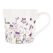 Bela/vijolična porcelanasta skodelica 430 ml Louka – Orion