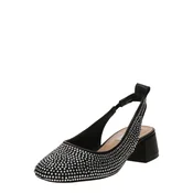 STEVE MADDEN Čevlji s peto in s paščki Smitten črna/transparentna