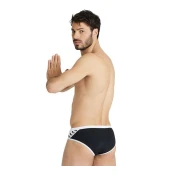 Mens swimsuit arena icons swim brief solid black/white s - uk32