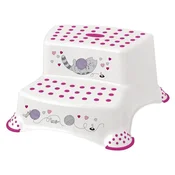 keeeper Stol CAT, dvostopenjski, 40x37x21cm, nedrseča plastika, BELI