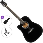 Pasadena PDC-10LE Standard SET Black Elektro-akusticna dreadnought