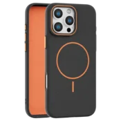 Leather Grip MagSafe maska za iPhone 13 Pro - Crna